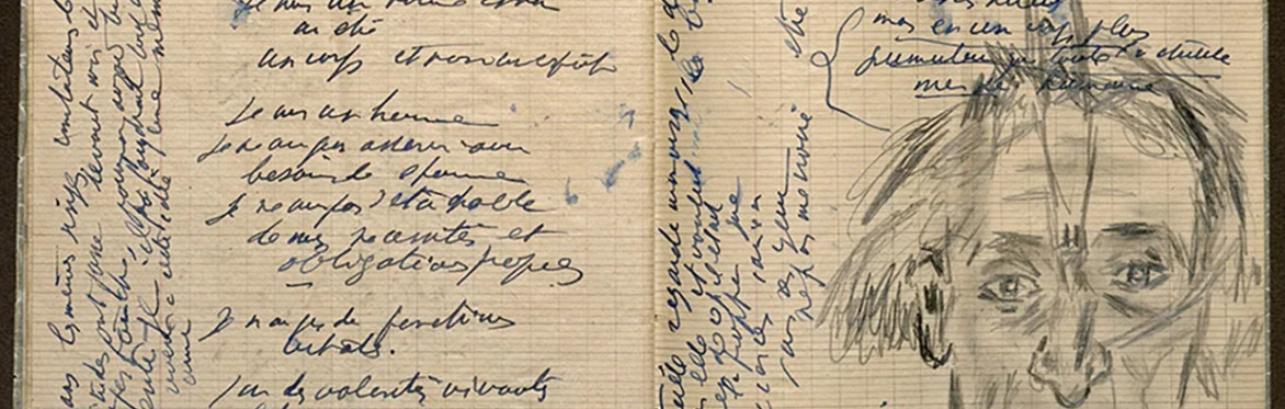 two pages of Artaud's Notebooks
