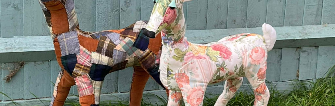 Slow Stitched Scrappy Deer 🦌 Workshop