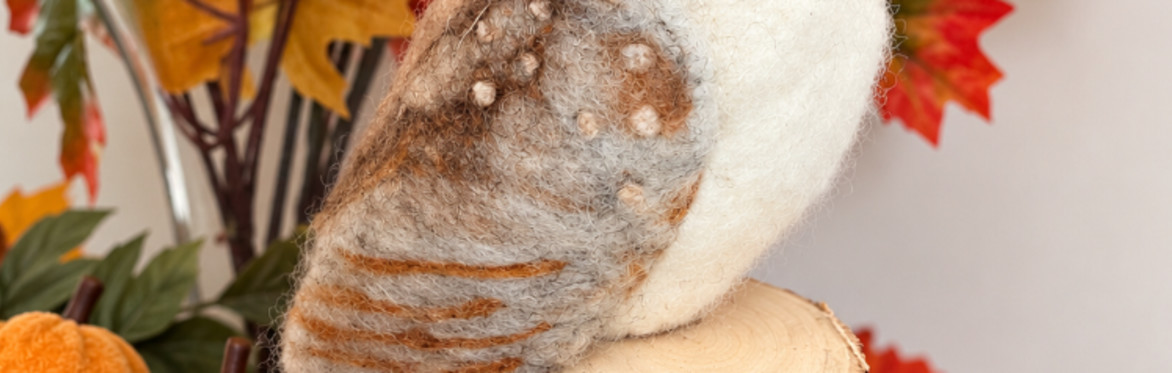 Needle Felted Owl