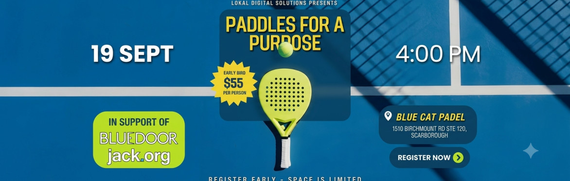 Padel For a Purpose: Supporting Blue Door and Jack.org