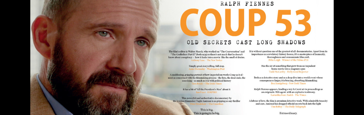 COUP 53 poster with Ralph Fiennes