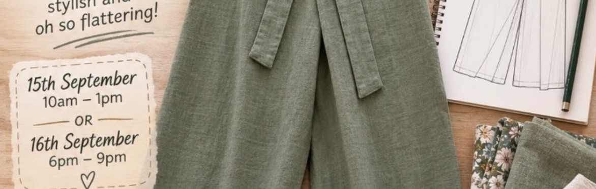 Sewing - wrap trousers