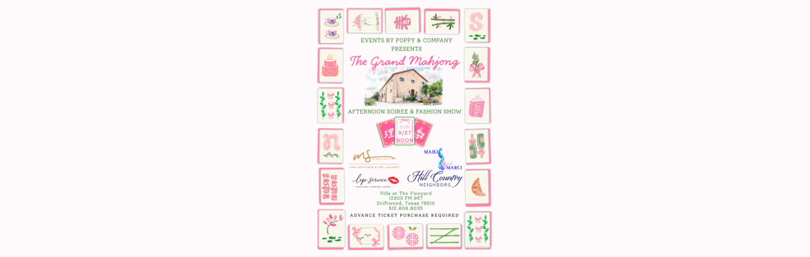 The Grand Mahjong  Afternoon Soiree and Mercer Street Chic Boutique Fashion Show