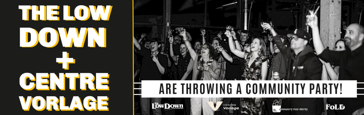 Low Down Community Party & Fundraiser!