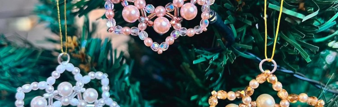 Beaded Snowflakes