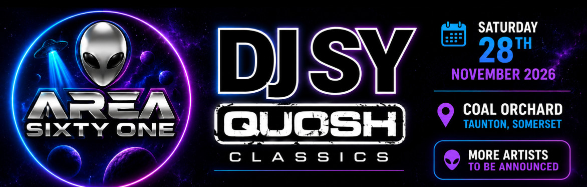Area 61 - UK hardcore event in Taunton at the Coal Orchard - Featuring DJ Sy