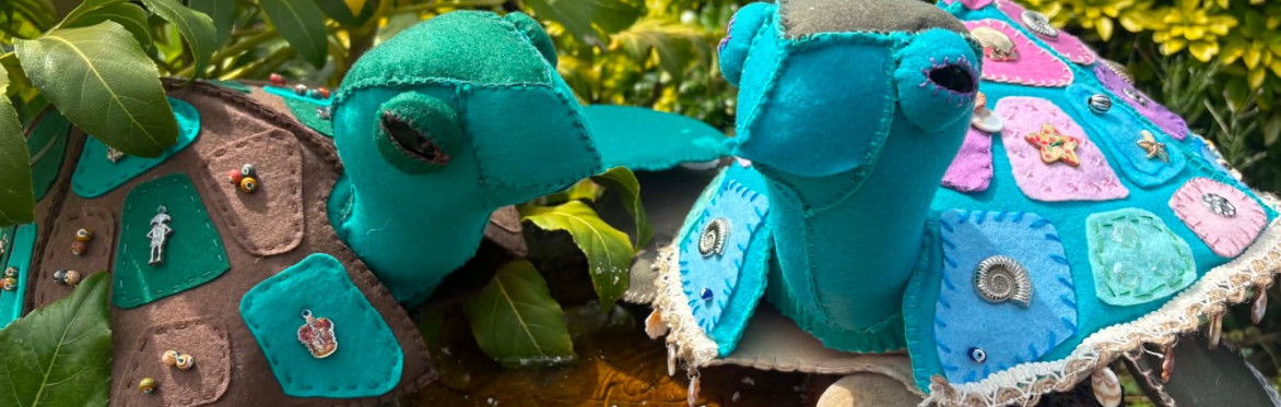 3 week felt embellished turtle workshop