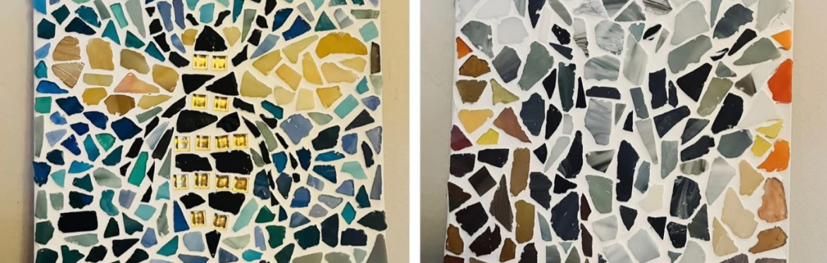 Mosaic & Munch (with chippy 🐠 lunch)
