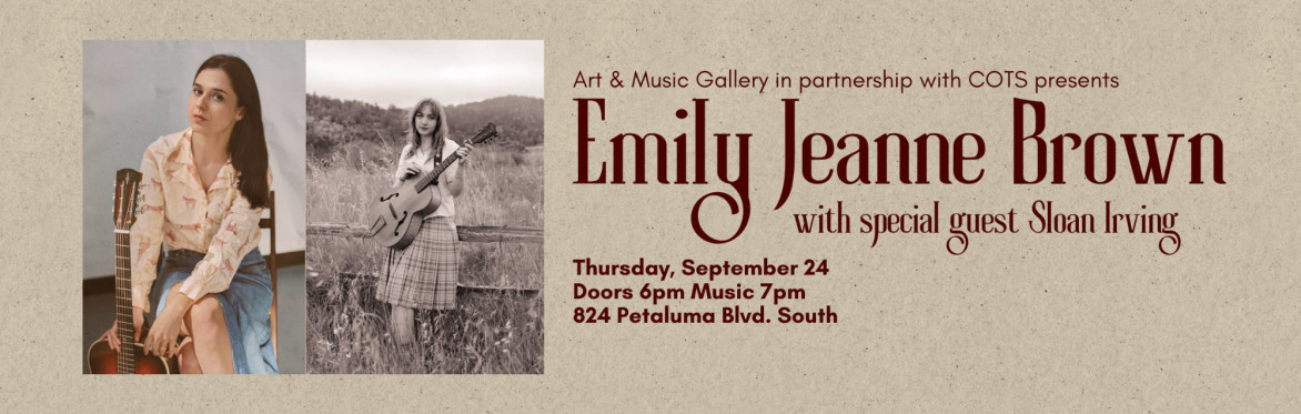 Emily Jeanne Brown with special guest Sloan Irving