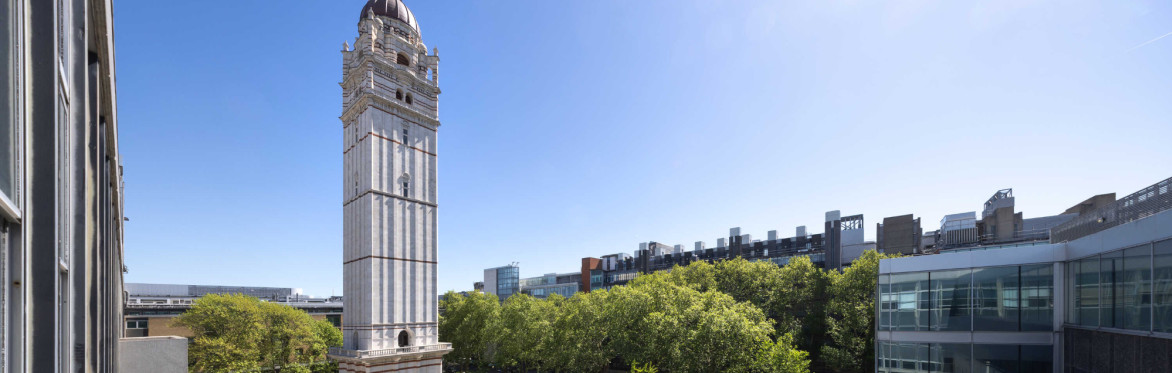 Queens Tower, Imperial, South Kensington Campus. Image by Thomas Angus, Imperial College London