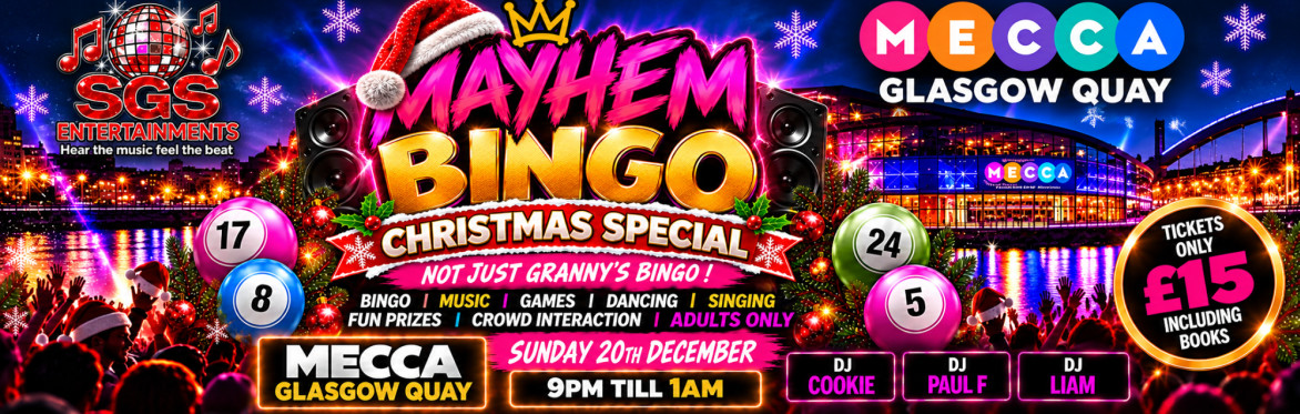 MAYHEM BINGO CHRISTMAS SPECIAL