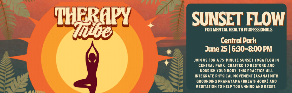 Therapy Tribe Sunset Flow: A community yoga experience in Central Park