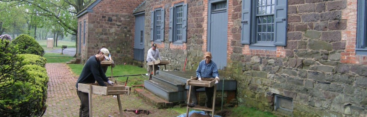 Archaeology Tour of Dey Mansion Washington's Headquarters