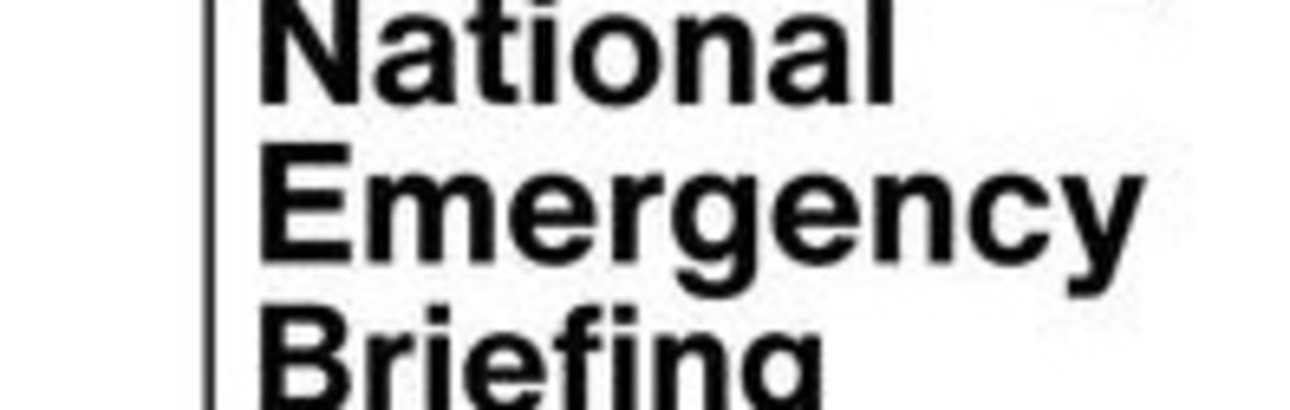 National Emergency Briefing banner