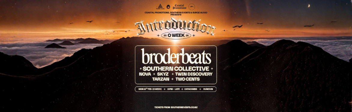 BRODERBEATS: DUNEDIN O-WEEK MONDAY