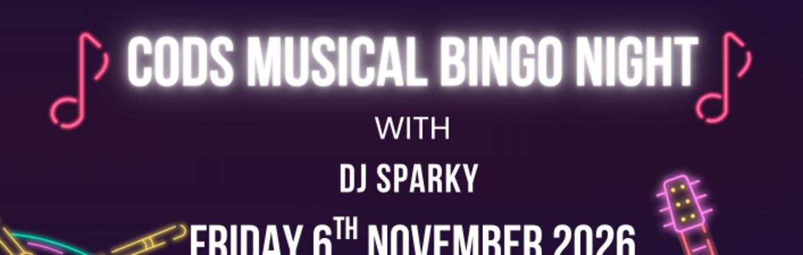 CODS Musical Bingo 2026