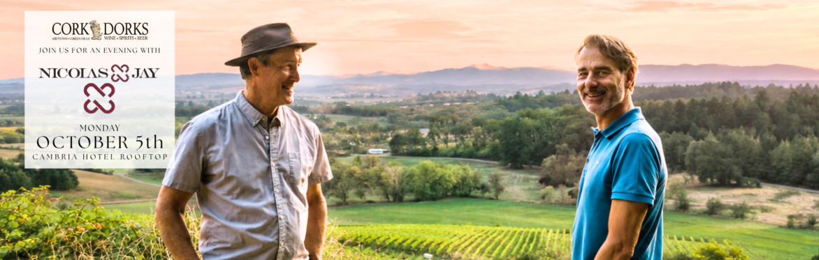 Join Us: An Evening with Nicolas-Jay Wines