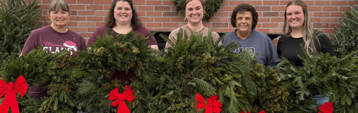 Wreaths with Wine