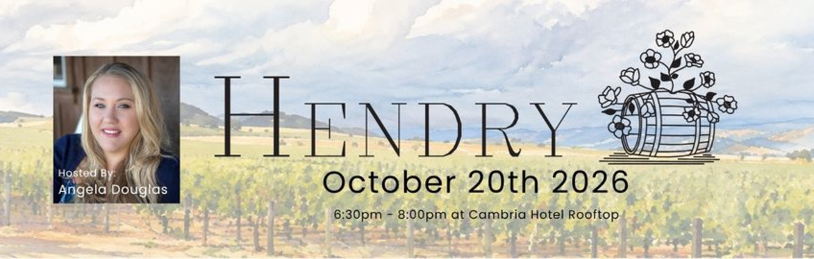 Join Us: Taste selections from Hendry Vineyards Napa Valley