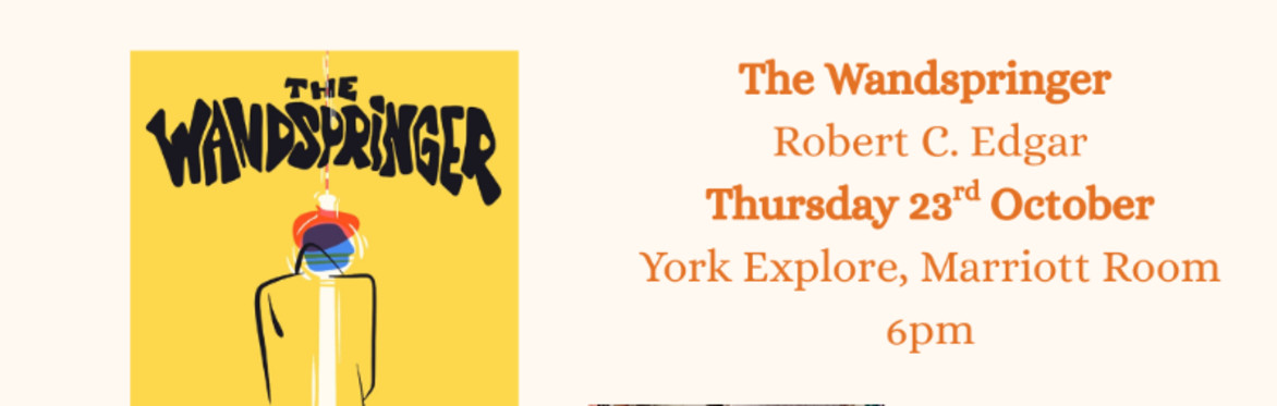 The Wandspringer - Book Launch with Robert C. Edgar