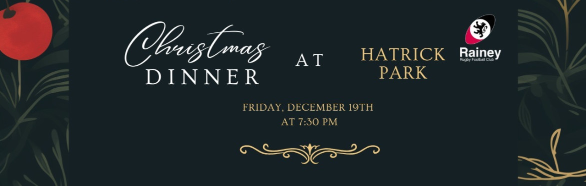 Rainey RFC Christmas Dinner
