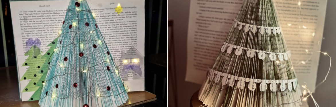Crafternoon Tea - Recycled Book Tree 🌲