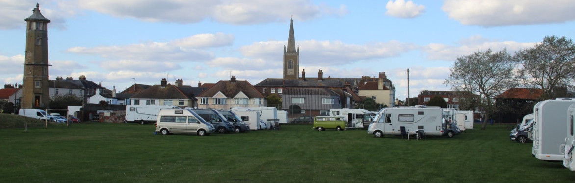 CAMPERVAN/CARAVAN/MOTORHOME SPACE on HARWICH GREEN £40.00