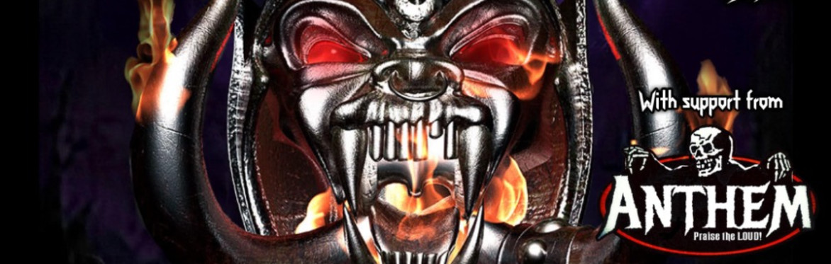Swann in and Dr Johns Surgery Records present ther brilliant Motorhead UK with support from Anthem