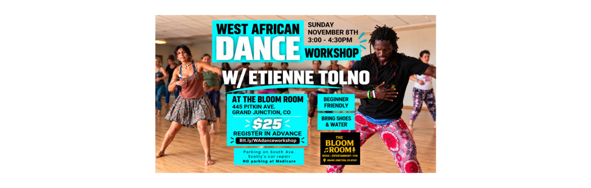 West African Dance Workshop w/ Etienne Tolno