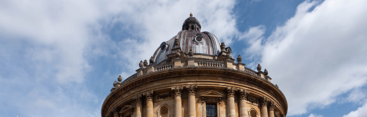Radcliffe camera roof and sky