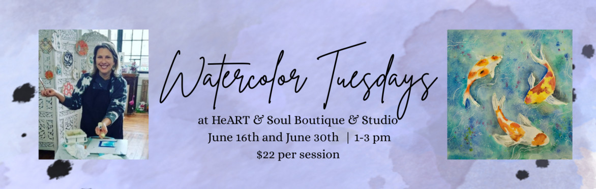 Watercolor Tuesdays with The Wandering Brush