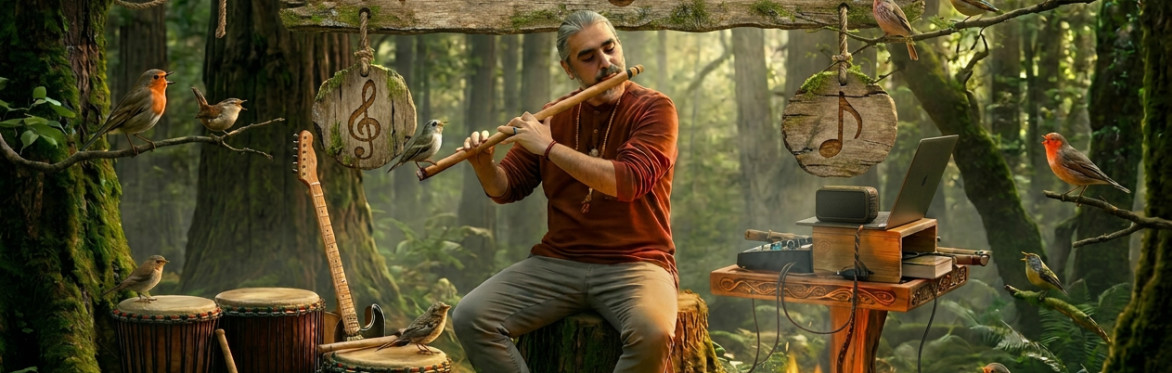 Me playing music