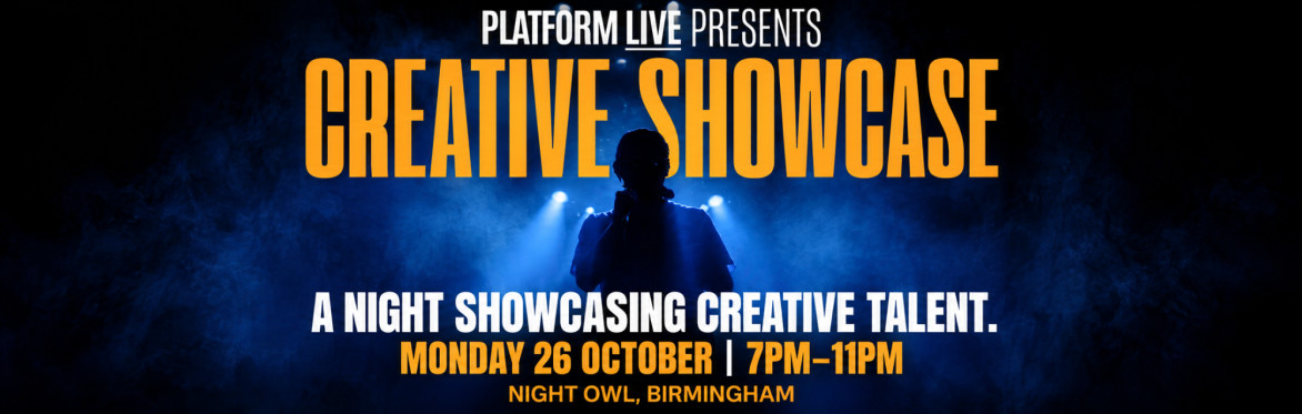 Platform LIVE Creative Showcase promotional banner