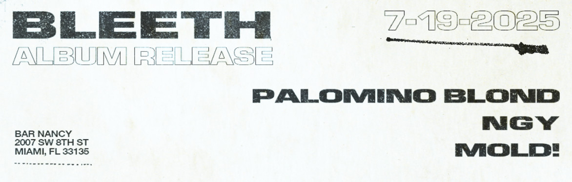 Bleeth Album Release