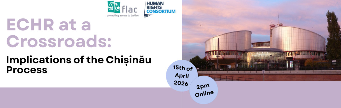 Online event - ECHR at a Crossroads: Implications of the Chișinău Process