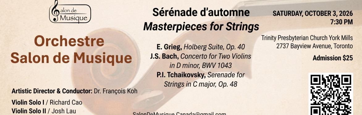 Orchestre Salon de Musique - Inaugural Concert