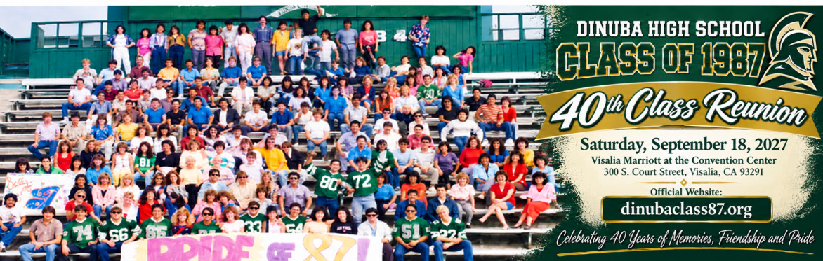 Dinuba High School, Class of 1987 - 40th Class Reunion