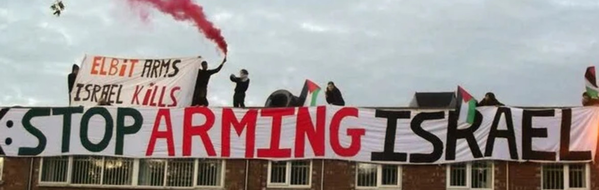 Demo at  ELBIT drone factory at Shenstone: End UK complicity in genocide! Coach Tickets Tuesday October 27th