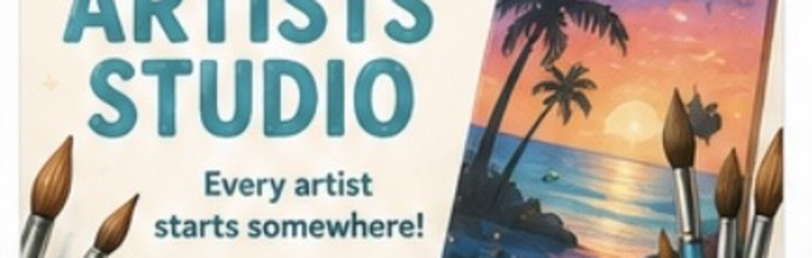 Mini Artists studio at The Acorn