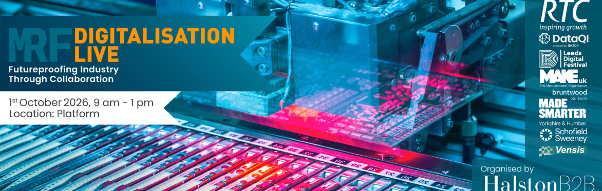 Manufacturing Resilience Forum: Digitalisation Live