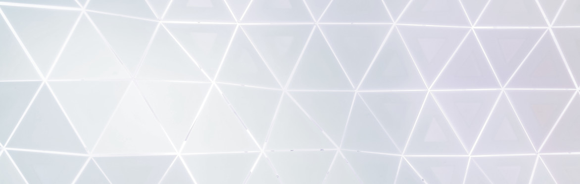 Abstract triangle pattern on a light blue background