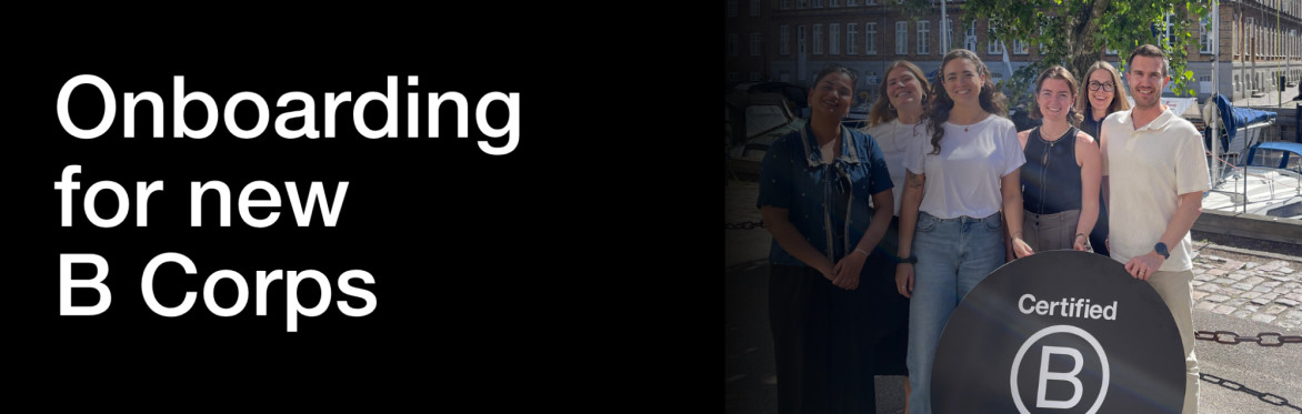 Onboarding for new B Corps in the Nordics | Online