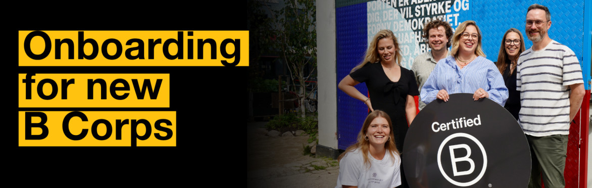 Onboarding for new B Corps in the Nordics | Online