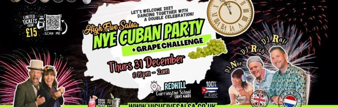 HFS New Year's Eve Party 🎉Double Celebration 🍇3x🎧 DJ Rich, DJ Rafi, DJ Noe [Thu 31 Dec, Redhill]