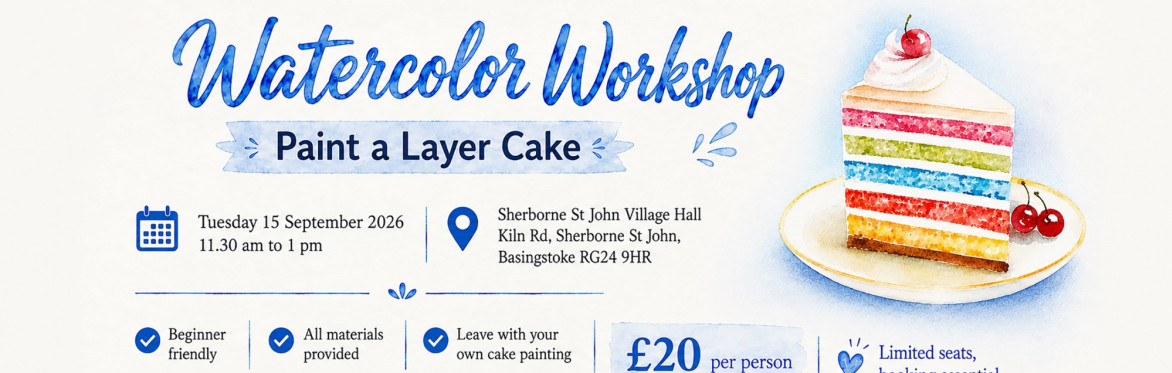 Watercolor Workshop Paint a Layer Cake