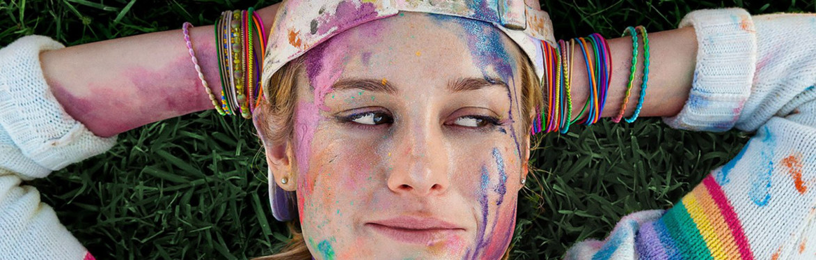 A woman from the poster of the film Unicorn Store