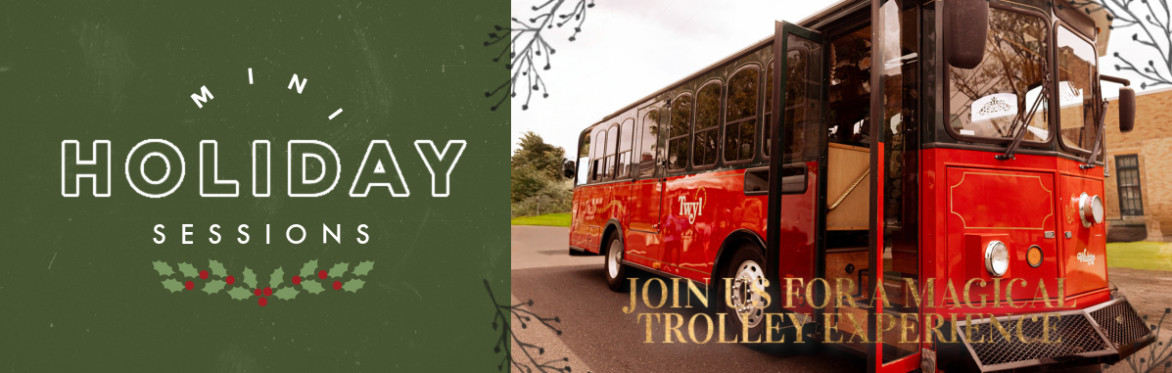Photo shoot on a trolley