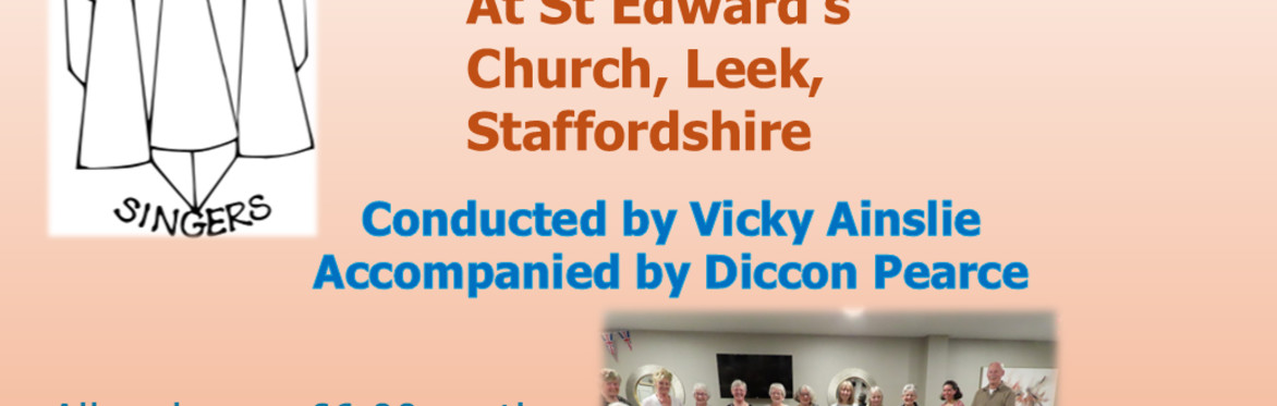 The Cornerstone Singers, a ladies' choir singing Gospel-type music.Part of the leek’s arts festival 2026