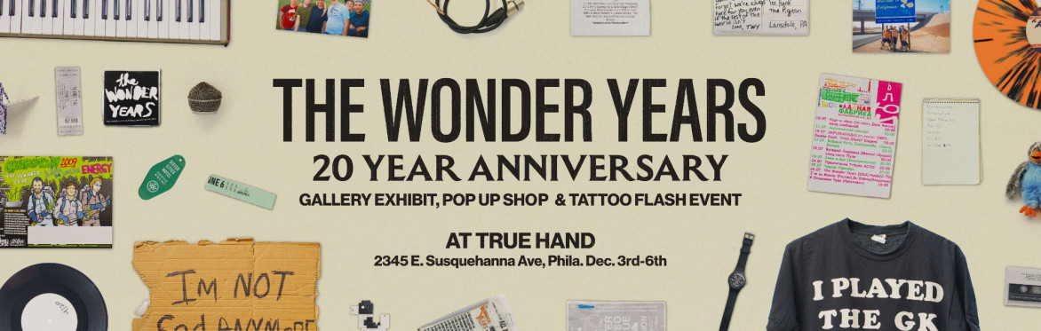The Wonder Years 20th Anniversary Gallery Exhibit & Pop-Up Shop w/ Tattoo Flash Event