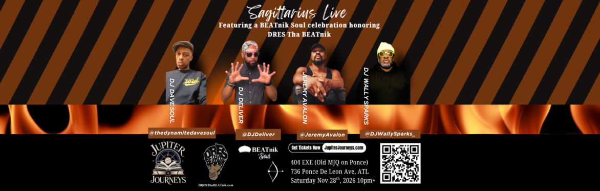 Sagittarius Live event with 4 DJs